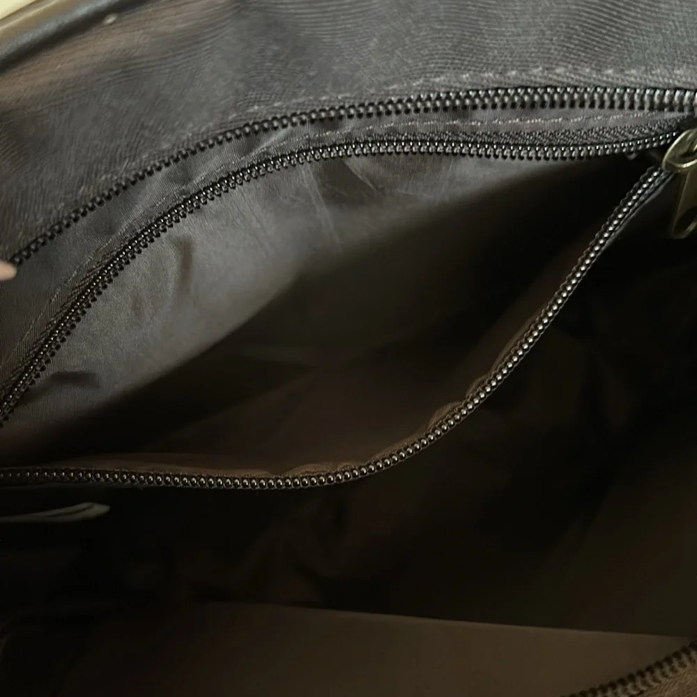 Ballantines Sling Bag in Brown with gold details